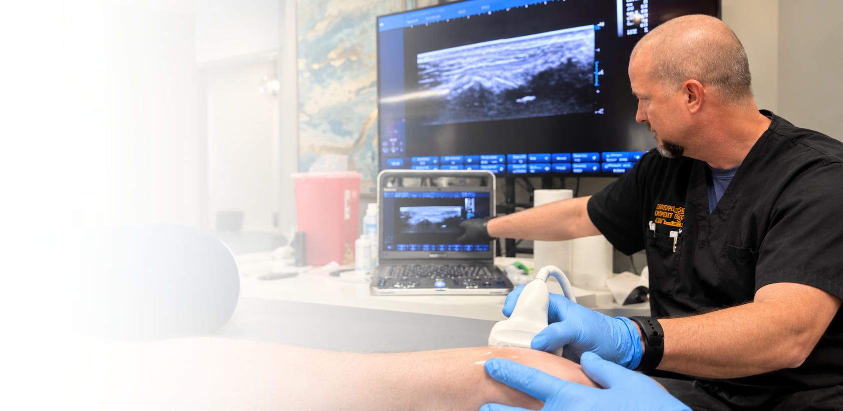 Ultrasound-guided injection